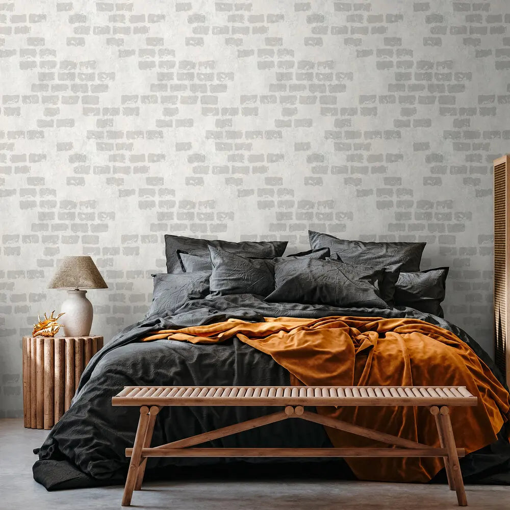Made Germany Modern Photo Wall Murals Stone Wall Grey Beige Non Woven Vinyl Industrial Bedroom Hospital Mall Dining Living Room