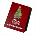 Book-shape Christmas Tree Style Chocolate Paper Gift Packaging Boxes for 24 Bonbons with Protective Blister Case Shell