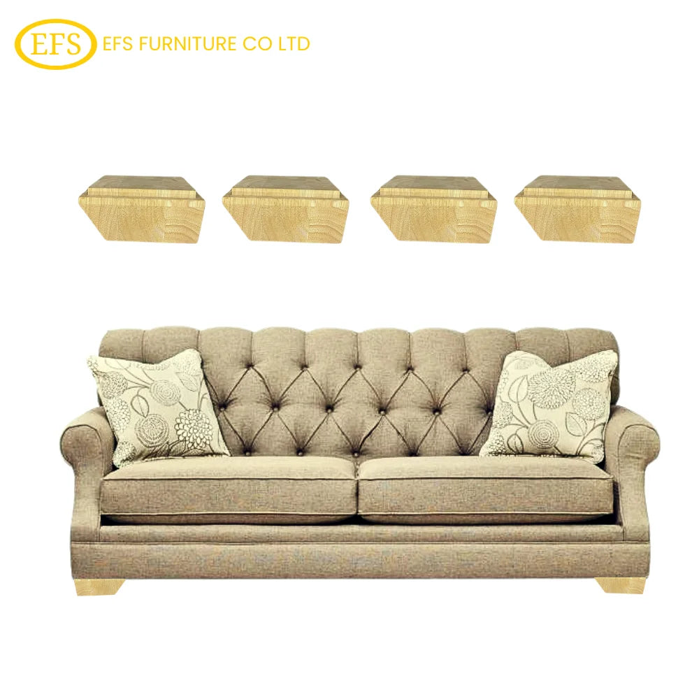 OEM Customizable Premium Quality Solid Wood Chair Leg Durable Design Bedroom Workshop Beech Oak Easy Fit Bed Living Room Hotel