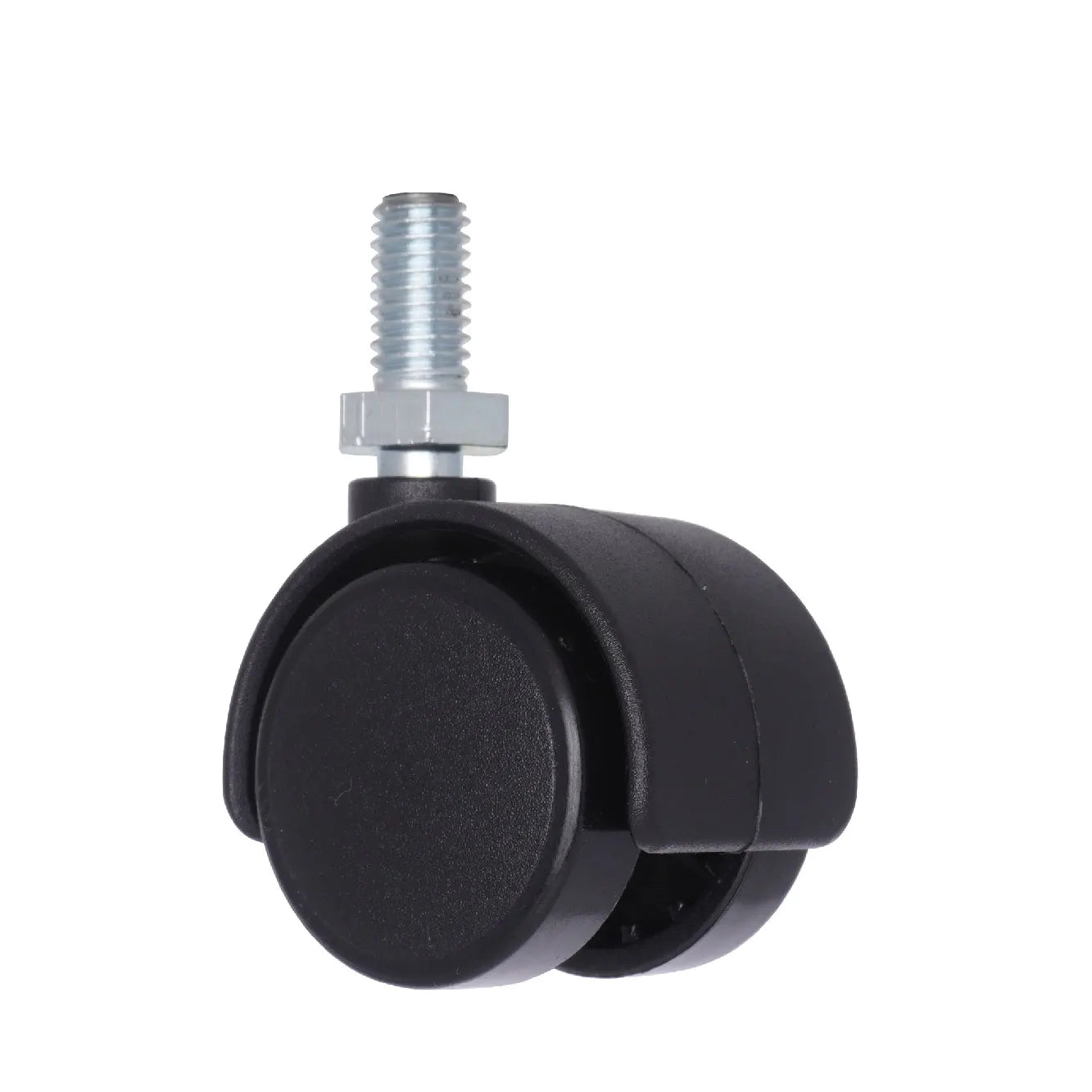 Modern Design 30MM Nylon Wheel Casters M8 Threaded Stem Small Plastic Casters for Living Room Kitchen Hospital Warehouse Use
