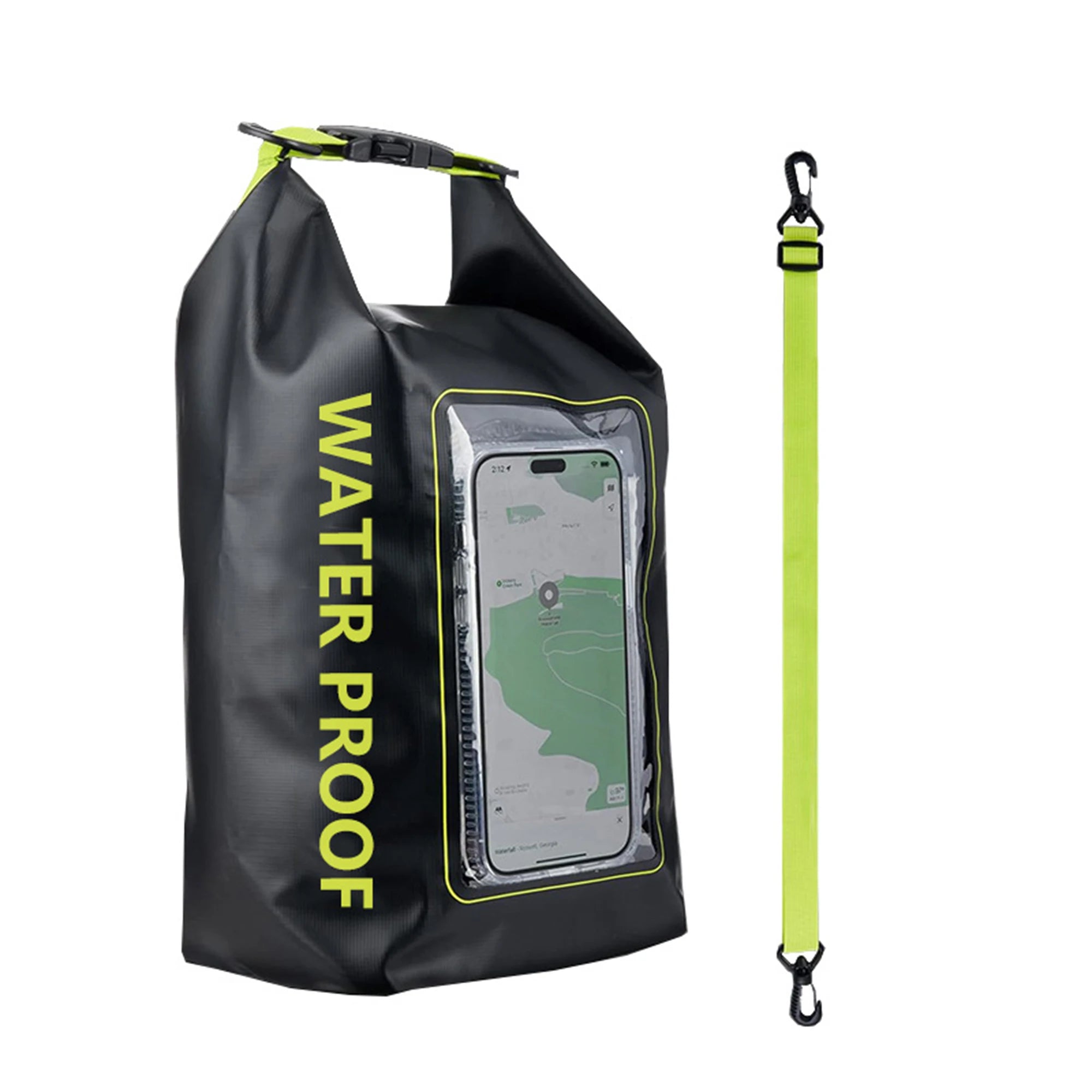 PVC Waterproof Bag 2L/5L Large Capacity Multifunctional Mobile Phone Waterproof Bag Beach Waterproof Crossbody Bag