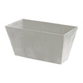 TUBUS CASE BETON EFFECT 12L. planter dimensions (mm) 400x216x200 concrete color