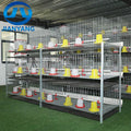 Factory Wholesale Galvanized H-type 3-Layer 2-Door Broiler Chicken Cage for Poultry Farms MegaBDM