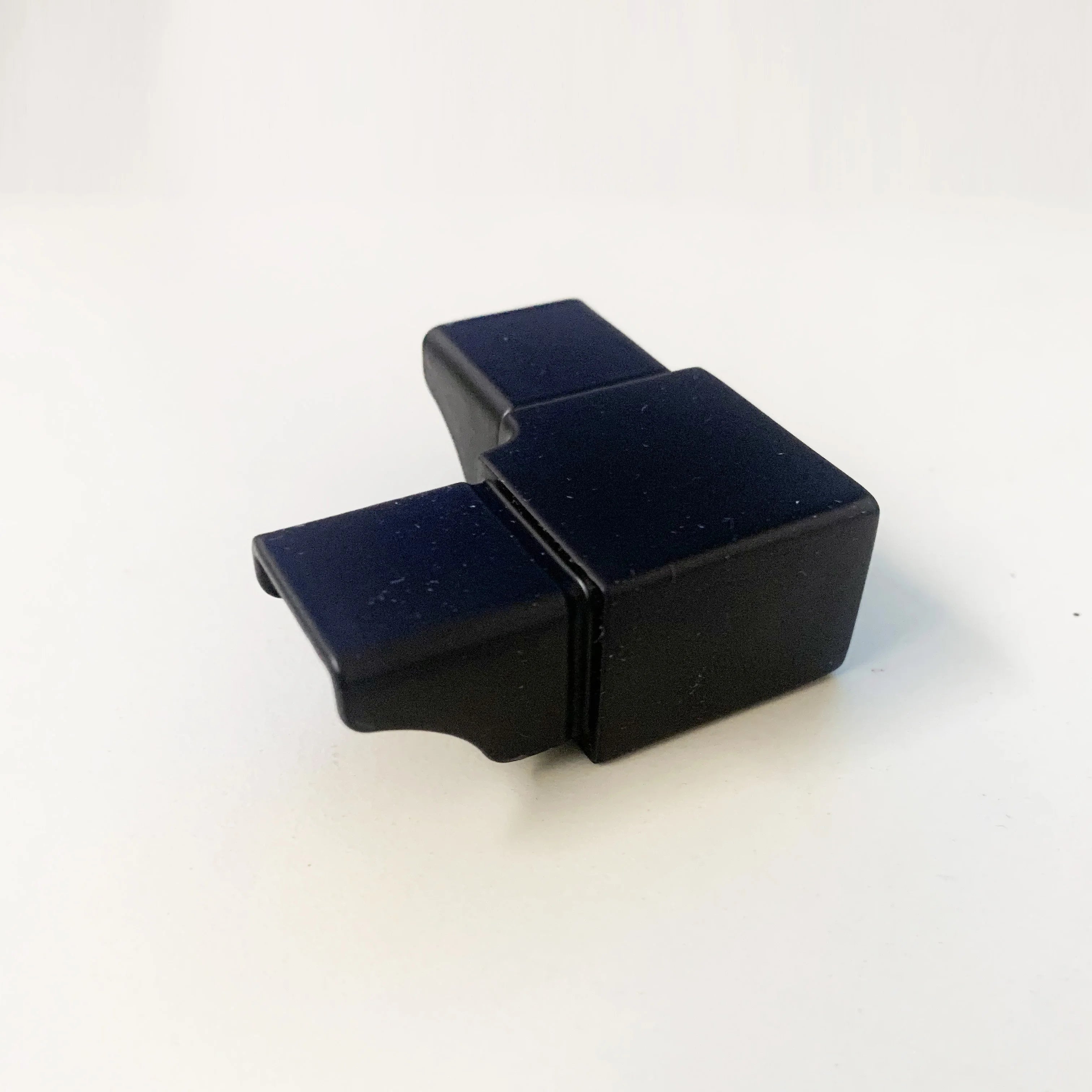Condibe Glass Fence square Handrail Black Elbow Corner Connector