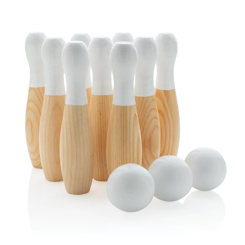 Promotional Wooden Bowling Plux for Enhancing Your Bowling Experience
