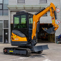 Shandong China Japanese Engine 2.5 Ton Crawler Excavator with Steel Track  Fully Hydraulic& Boom Swing
