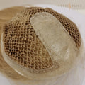 Custom Fishnet PU Top Base Integration Natural European Virgin Hair Toupee System for Women