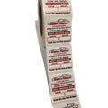 500pcs Premium Full Color Synthetic Matt White Oil Change Reminder Stickers with Easy Peel Off