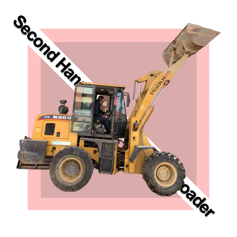 Factory Second Hand Core Motor Component 4550mm Lifting Height 2 Ton Yunnei Engine Hydrostatic Mini Wheel Loader Telescopic
