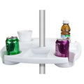 Popular Easy Taking Beach Umbrella Outdoor Dining Table Tray and Drink Holder Beach Umbrella Table Tray
