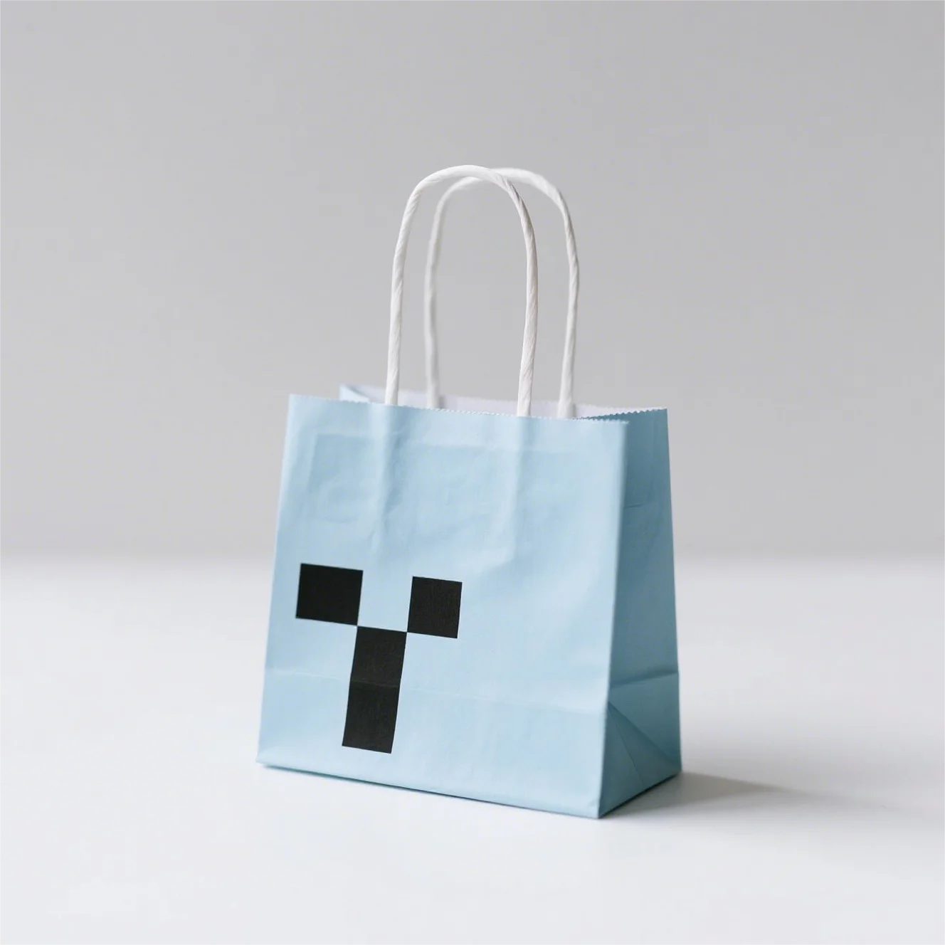 Mini Paper Gift Bags Kraft Foil Envelope Bags for Jewelry Wedding Bakery Packaging Storage With Twist Handle Cut Out Handles