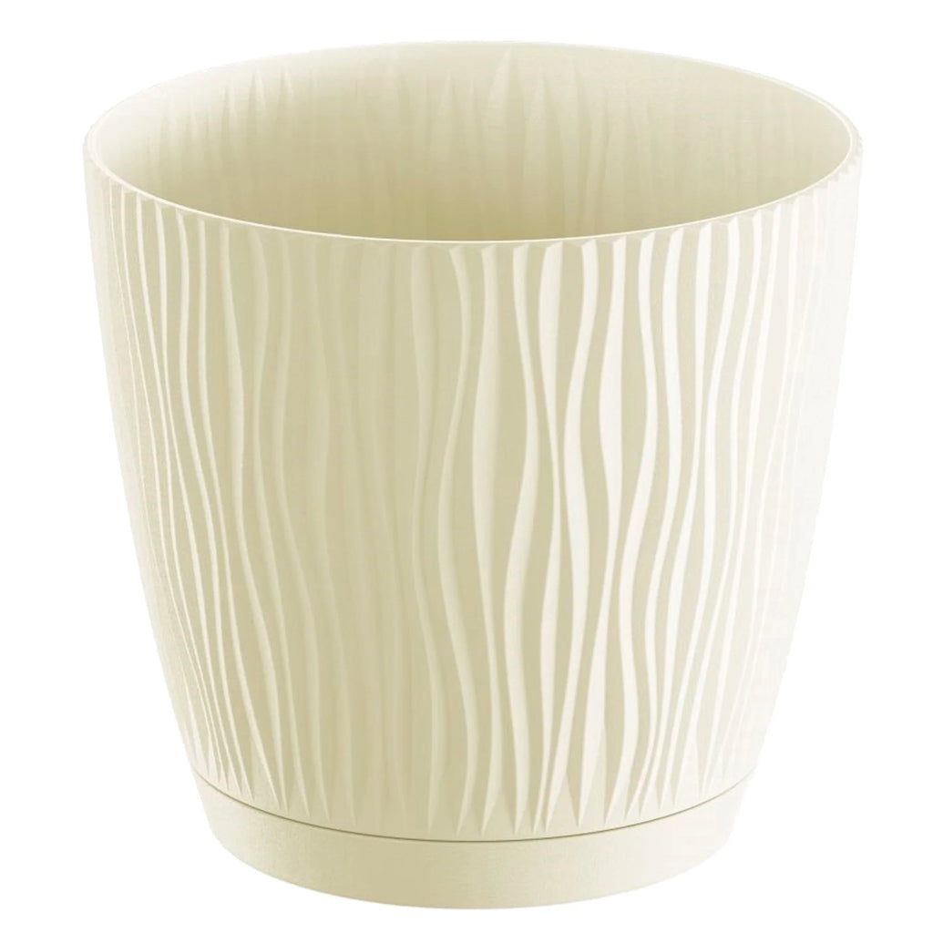SANDY P flower pot dimensions (mm) 282x282x260 Cream color