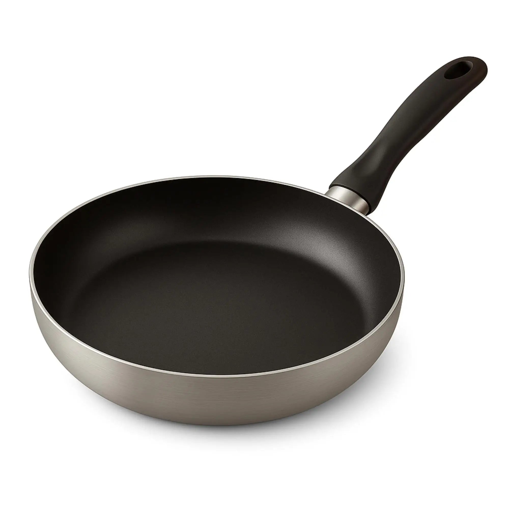 Well Home Frying Pan 28x5cm in Pressed Aluminum Metallic Grey