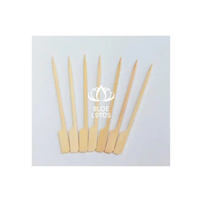 Recyclable Bamboo Stick with Flag for Party Food Fruit Cake Decoration Skewer Pick Eco Friendly Disposable Use 2025
