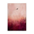Made In Germany - Home Decor Canvas Picture Warm Sunset Pink Red - Wall Mural In Pink Pink - Canvas Picture On Stretcher Frame
