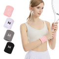 KS-6104#Embroidery Soft Sweat-abosorption Sweatband Athletic Sports Custom logo Towel Wristband