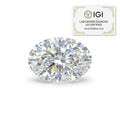 0.5ct-3ct Oval Cut VVS VS DEF Lab Grown Diamond VVS1 VVS2 VS1 Clarity With IGI Certificate