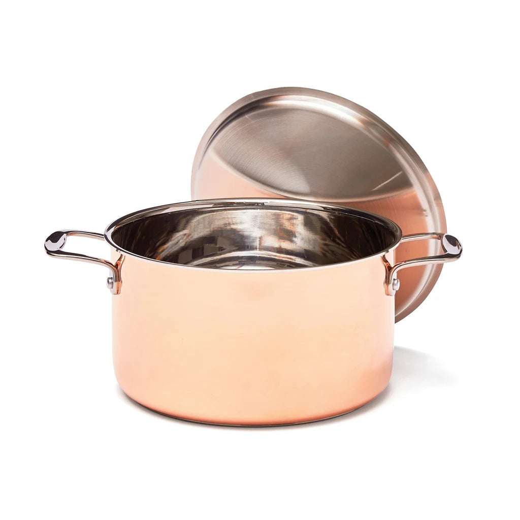 Customizable Baron Copper Pan for Soup & Stock Preparation