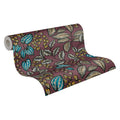 Made in Germany - Luxury Wallpaper rolls Floral Red Beige Blue Yellow Non Woven Contract Wallpaper for Hotel - 1005 x 053 m