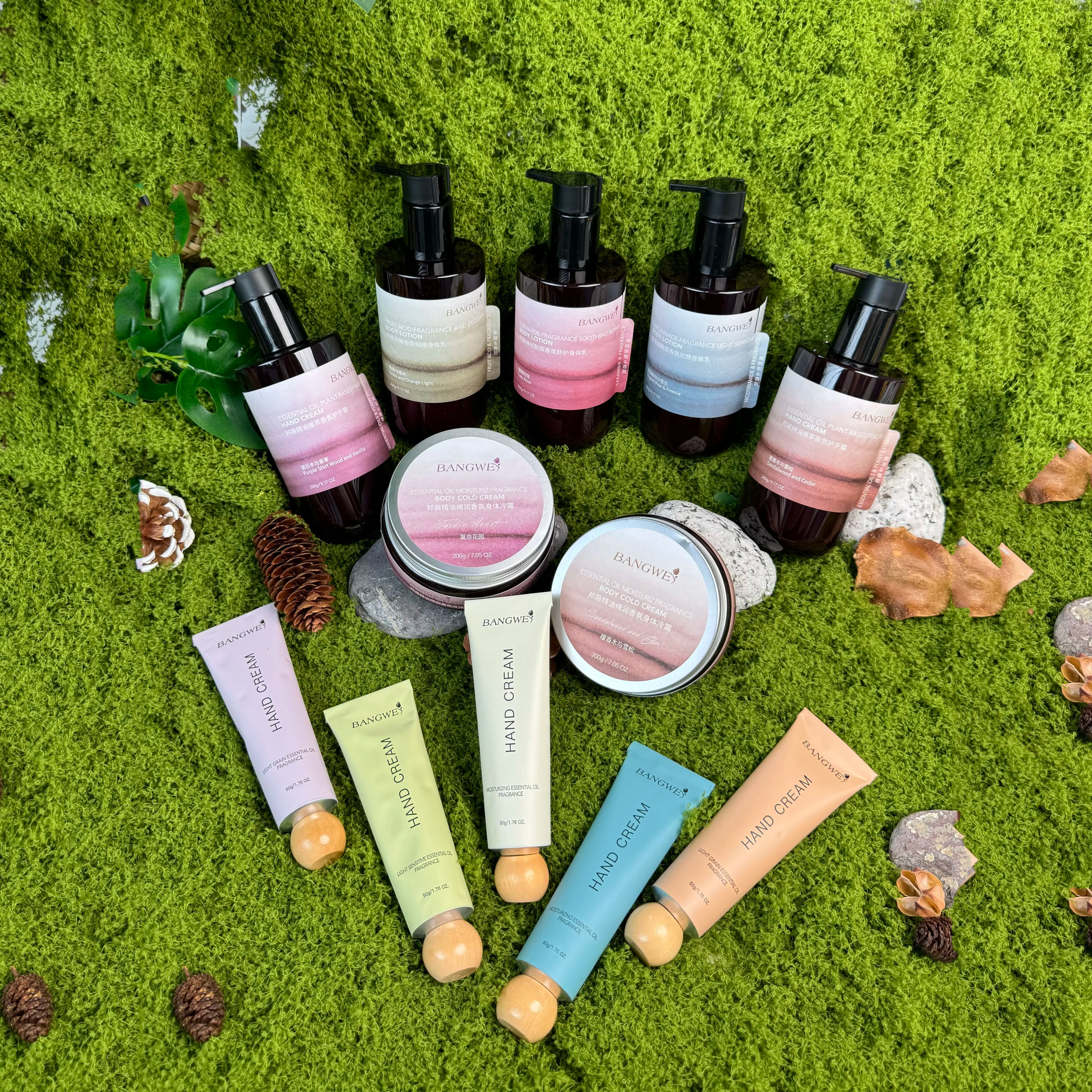 BANGWEI Skin Care Set for Women Vitamin C Whitening Hyaluronic Acid Beauty Collagen Hand Cream Body Lotion Other Cosmetics
