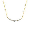 CANNER 925 Jewellery Pendant Long Heart Zircon Necklace Square Gemstone Christian Trendy Letter Initial Pizza Necklace
