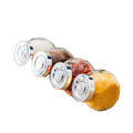 Wholesale Nuts Food Candy Unique Food Snack Lollipop Cookie Candy Canister Glass Jar With Metal Lid