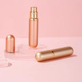 Customized PUMP Sprayer Aluminum Bottle Perfume Eco-friendly Aluminum Copper Wholesale 5ml Mini Pink Gold Black Perfume Atomizer