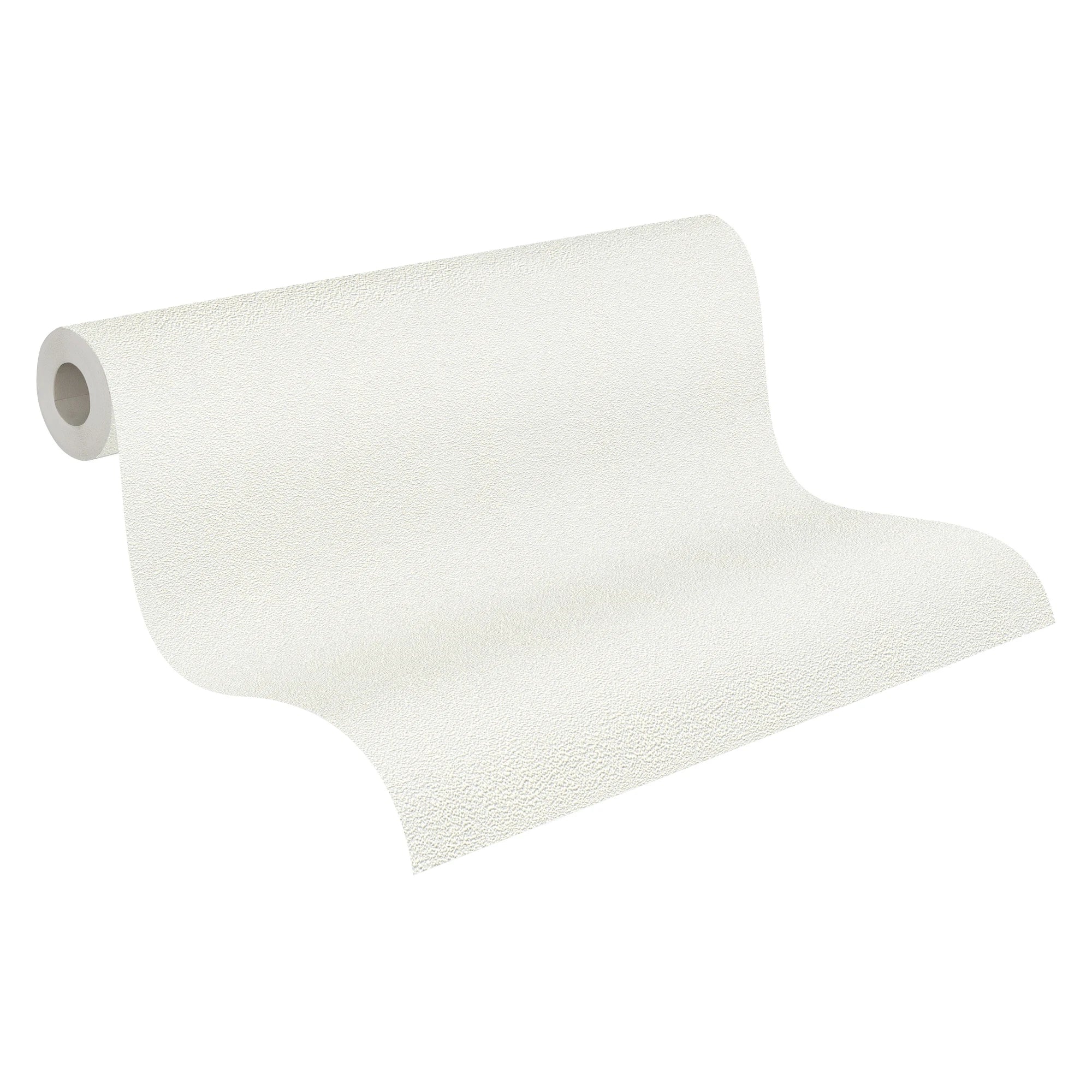 Made in Germany - Coatable Wallpaper rolls Plain Colour Paintable White Non Woven Vinyl Wallpaper for painting - 2500 x 106 m