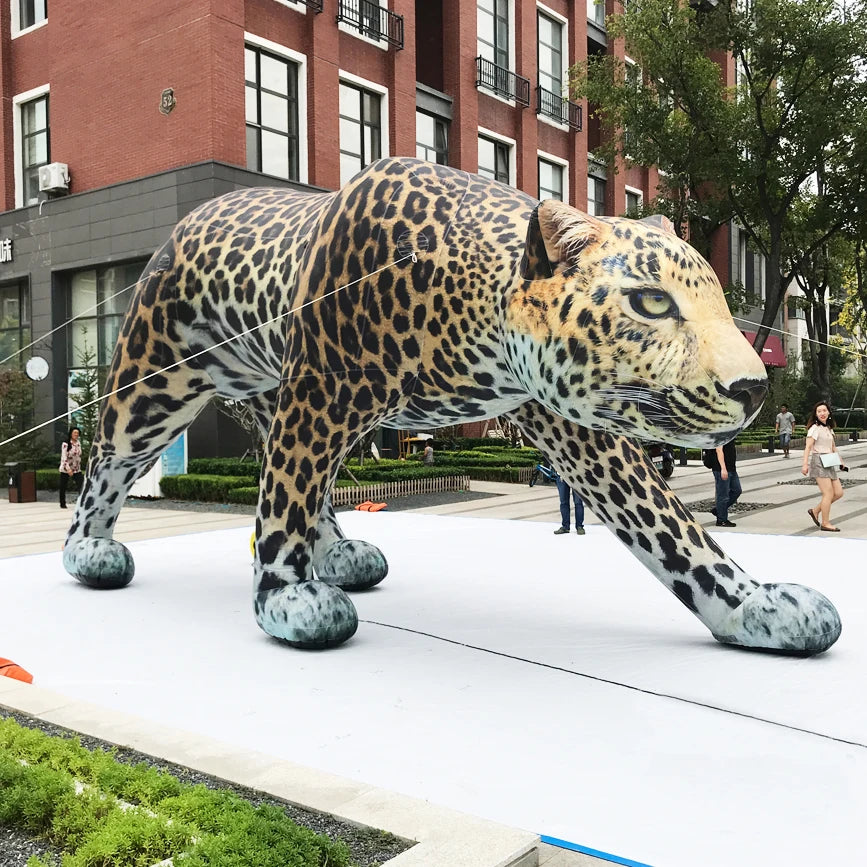 Aero Events Decorative Inflatable Zebra Wholesale Inflatable Panther Advertising Inflatable Animal Imitate