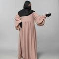 Designer Elegant Islamic Clothing Muslim Women Modest Plus Size Anti-static Breathable Floor Length Polyester Ruffle Abaya