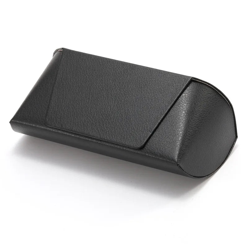 Wholesale Logo Custom Fashion Oversized Sunglasses Case Big Size Black Pu Glasses Box