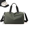 Custom Small Gym Bag Travel Weekender Duffel Bag Water Resistant Sports Bag With Shoe Compartment