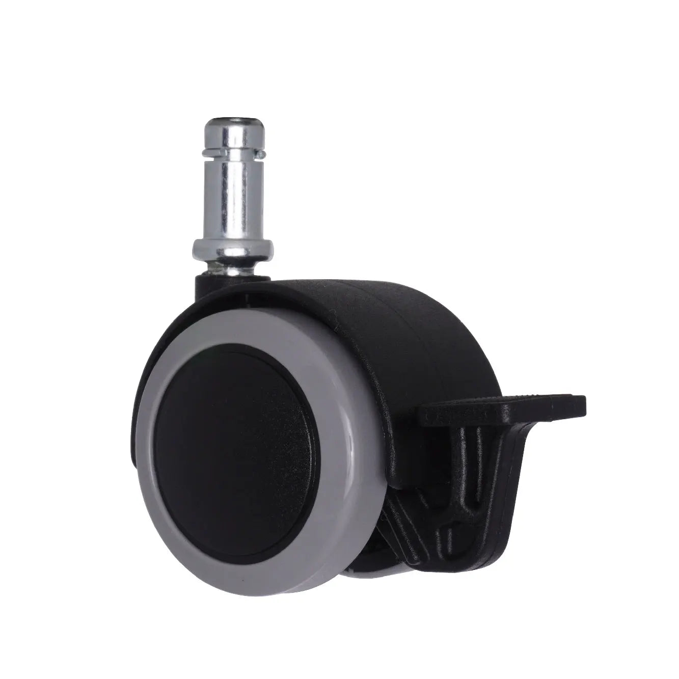 Modern 2-Inch PU Wheel Caster for Office Chair Furniture Lock/Brake for Home Living Room Dining Kitchen Hospital Warehouse