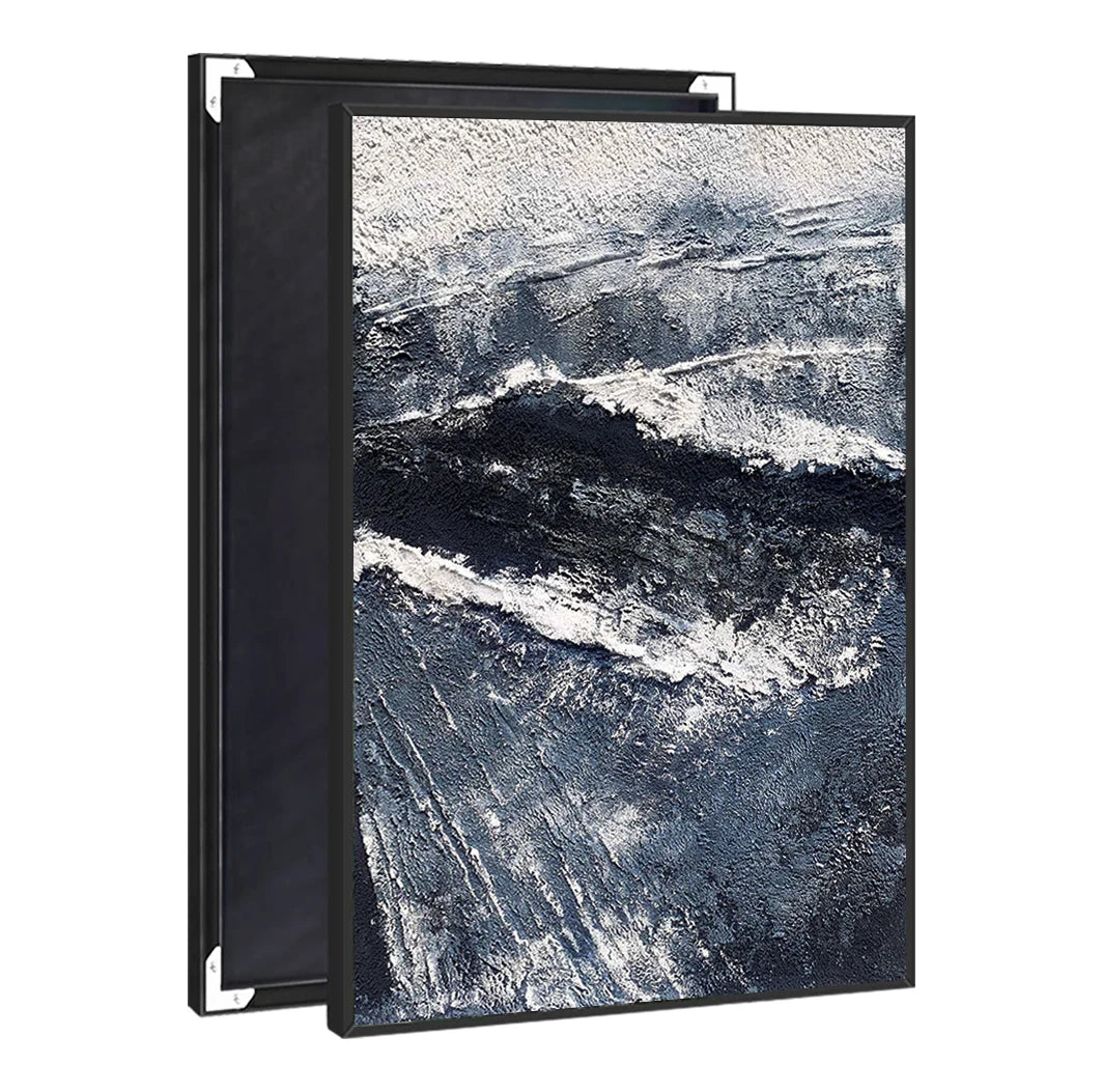 UNIART Abstract Original Hand-painted Texture Thick Oil Painting Canvas Wall Art Hotel Interiors Vertical Handmade Art Paintings