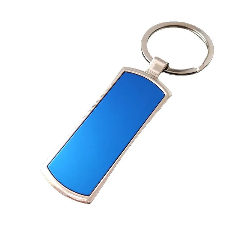 Norpie Luxury Compass Souvenir Single-sided Blank Zinc Alloy Metal Sublimation Photo Square Keychain MegaBDM