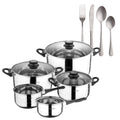 San Ignacio Eight-Piece Cookware Set + NOIA San Ignacio 16-Piece Stainless Steel Cutlery Set