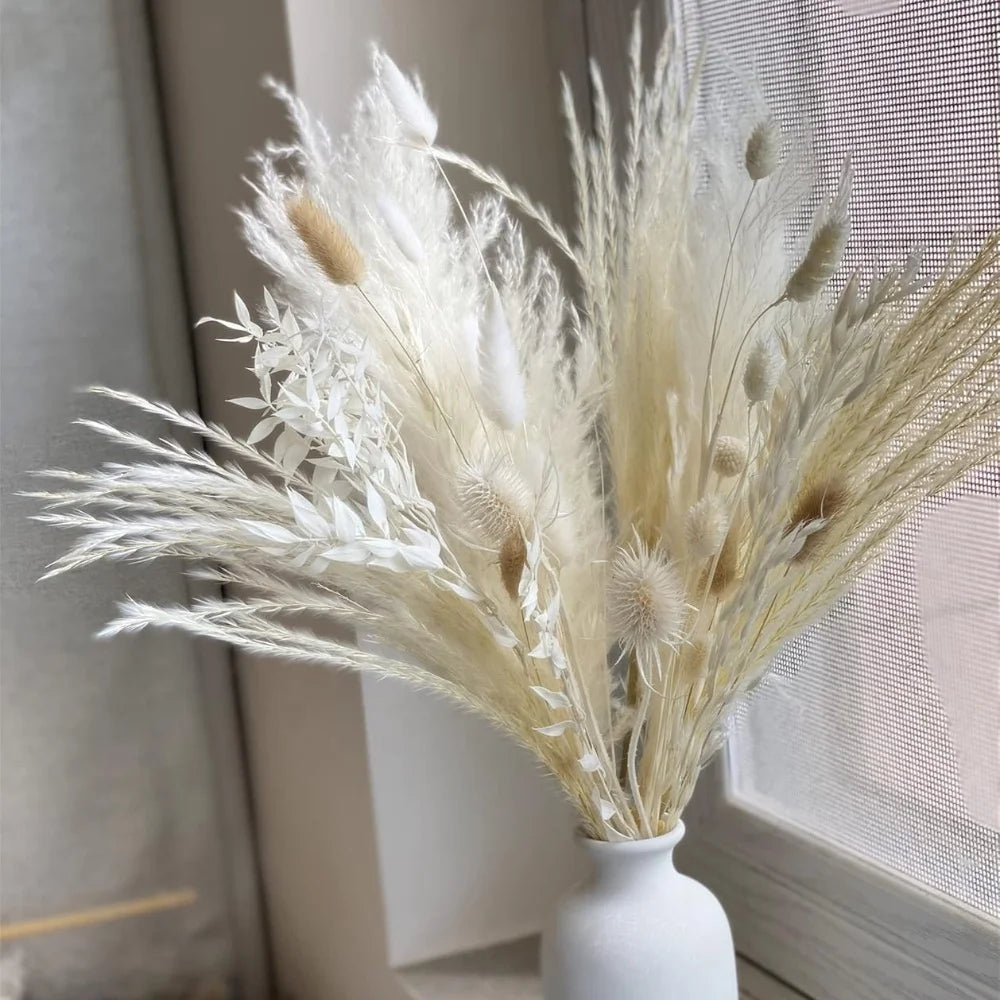 Small Dried Flower Bouquet Natural Touch Decor for Valentine's Day Mother's Day Christmas Graduation; Excellent Gift Idea