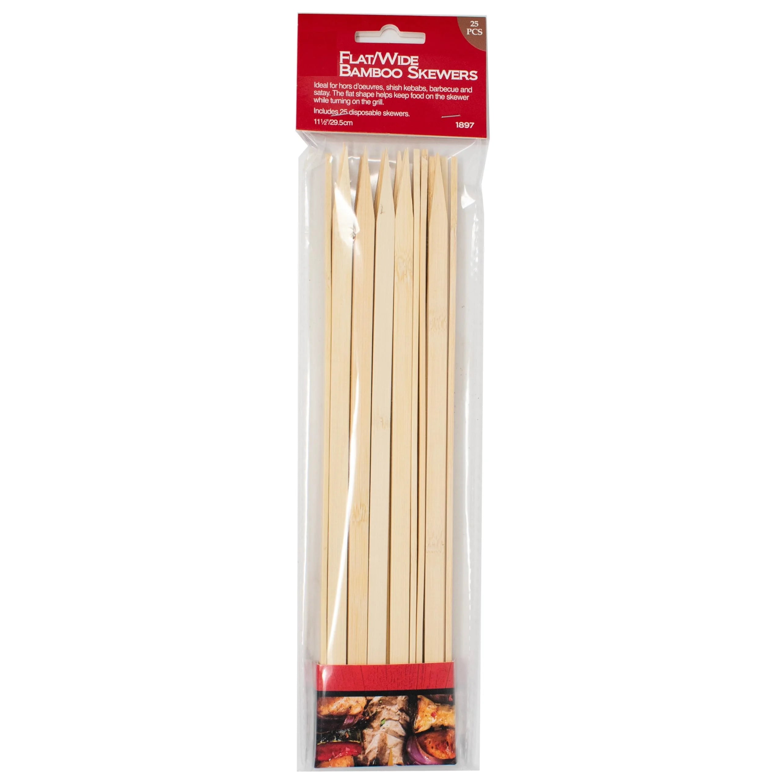 Wholesale Natural Bulk Bamboo Skewer Stick for Barbecue Hang up Bag Wrapped