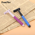 Factory Wholesale Triple Blade Stainless Steel Blade Razor with Replaceable Head Shaver