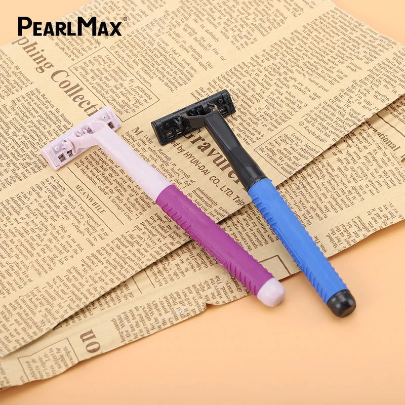 Factory Wholesale Triple Blade Stainless Steel Blade Razor with Replaceable Head Shaver