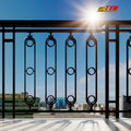 Custom Wrought Iron Balcony Railing Designs That Combine Artistic Details with Structural Integrity and Classic Sophistication