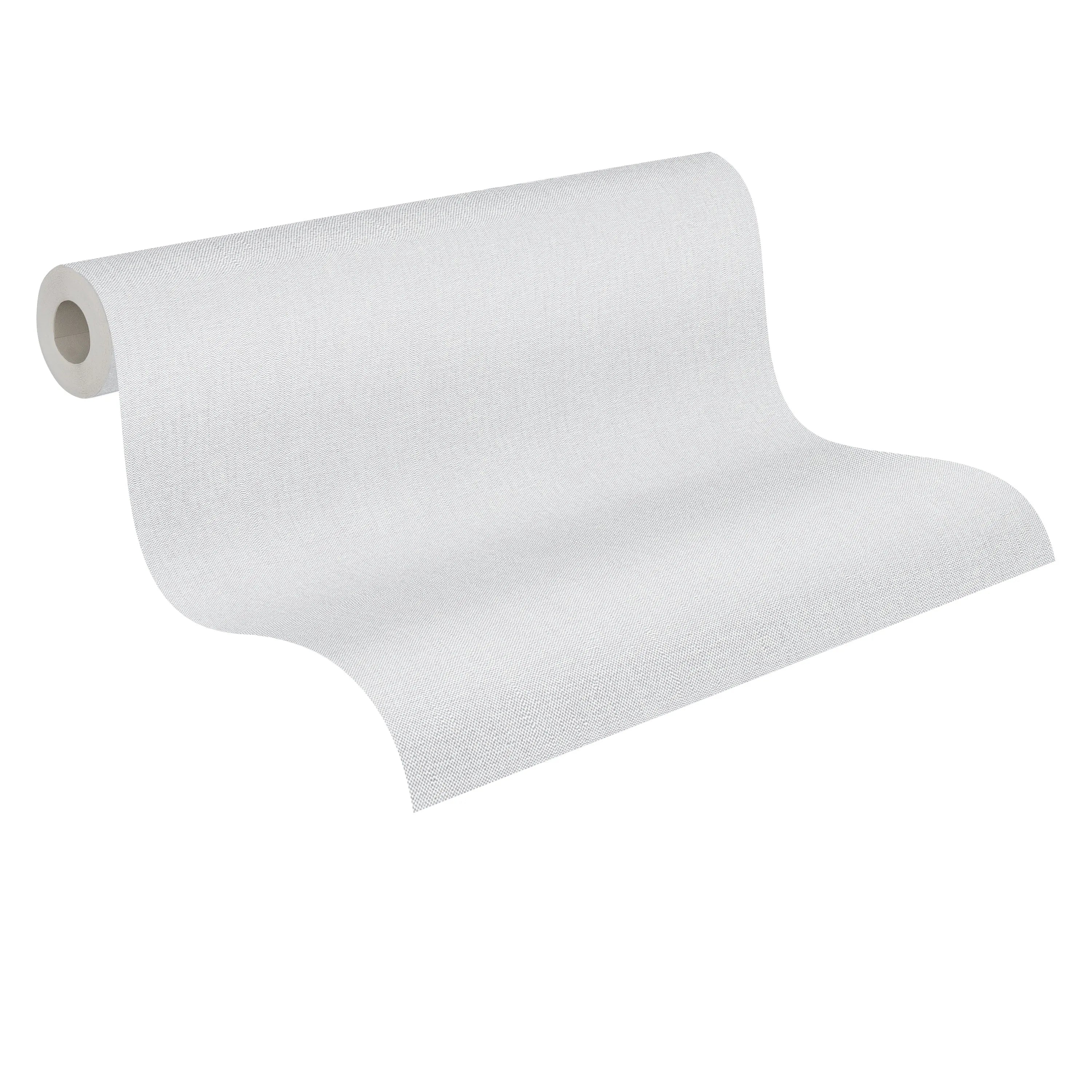 Made Germany-Solid Plain Light Grey Non Woven Vinyl Wallpaper Rolls-Highly Wash-Resistant for Living Room Hotel Use-1005x053m