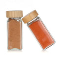 Popular Style 120Ml 180Ml 240Ml Condiment Pot Spice Bottle Glass Bottle With Aluminum Lid