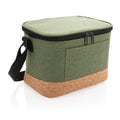 Promotional Bicolor Outdoor Bag and Fridge with Cork Detail Chic and Practical Set for Active Lifestyles