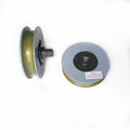 56x14x6201 Bimore Elevator Guide Shoe Roller Lift Wheel OD56mm W14mm Bearing 6201RS With Shaft