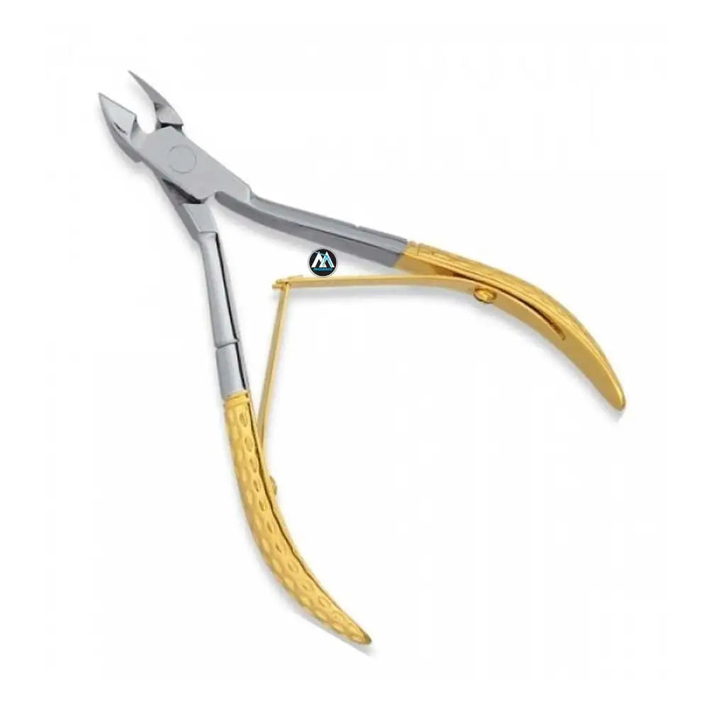 Professional Steel Cuticle Trimmer Non-Slip Silicone Handle Nail Nipper Extremely Sharp Cuticle Clippers for Baby's Nails