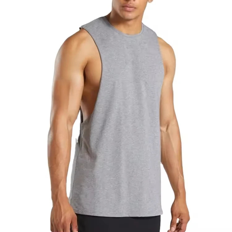 Athletic Shirts Sleeveless Fitness Wear Workout Men Gym Tank Top For Men Custom Plain Gym Vests Blank Sport Tank Top
