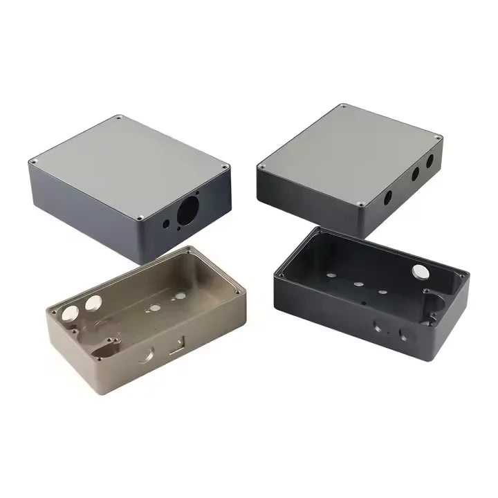 OEM case House Aluminium Anodized Custom Electronic Power Controller Instrument Metal case Pedal Bending Stamping OEM Panel