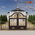 Top Trending Wrought Iron Front Gate Designs for Modern Classic Architecture 3D Modelling Service Available Vietnam Supplier