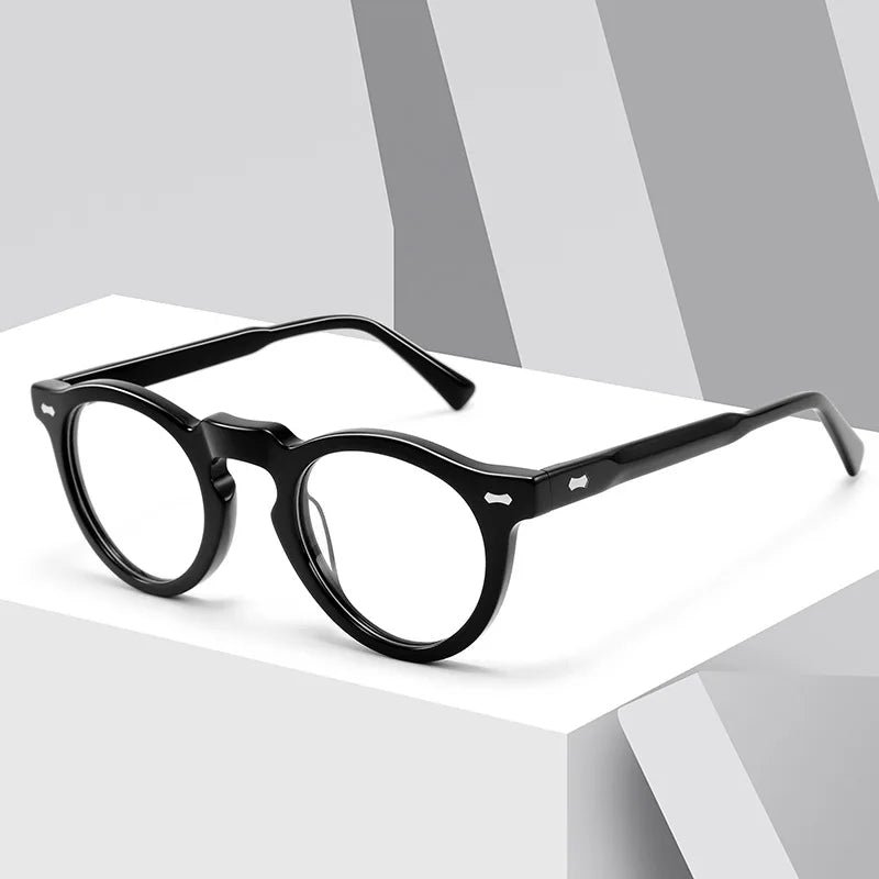 FEROCE Wholesale Round Eyeglasses Frames Luxury Glass Frames Optical Eyewear New Design Spectacles Frame